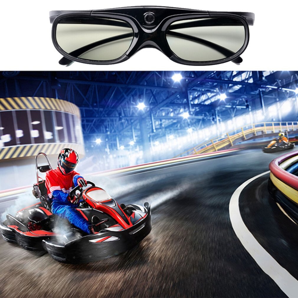 Active Shutter Rechargeable DLP Link 3D Glasses Support 144HZ For Xgimi Z3/Z4/H1/H2 Nuts G1/P2 BenQ Acer &amp; DLP LINK Projector