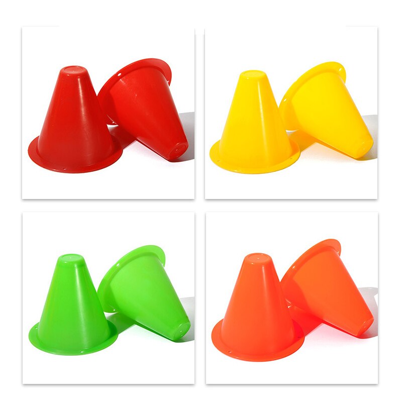 20Pcs Agility Maker Kegels Voor Slalom Rolschaatsen Training Verkeer Kegel Sport Flash Wiel Accessoires # Een