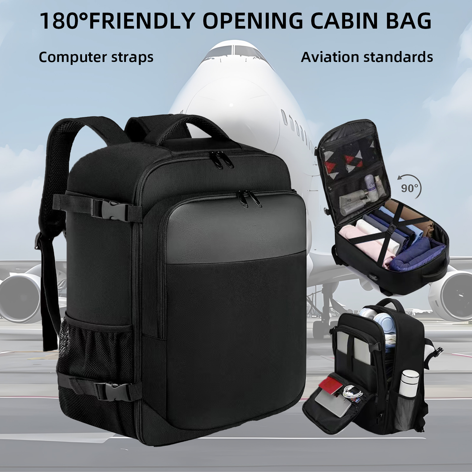 40x20x25 and 45x36x20 Travel backpack,Laptop Backpack,unisex.Multifunctional bag,School Bag, university,trekking rucksack