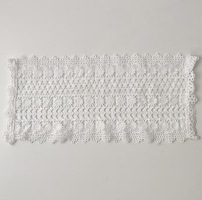 white lace placemat photo background cloth: daisy