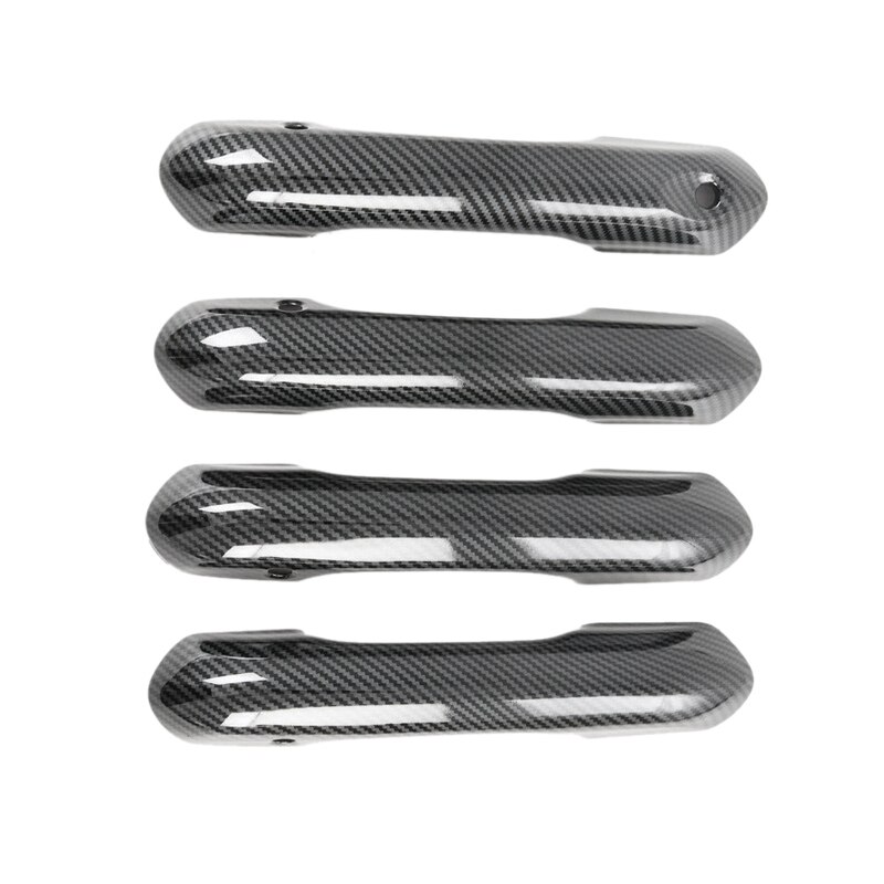 Abs Carbon Fiber Exterieur Side Deurklink Protector Cover Trim Voor Ford Explorer