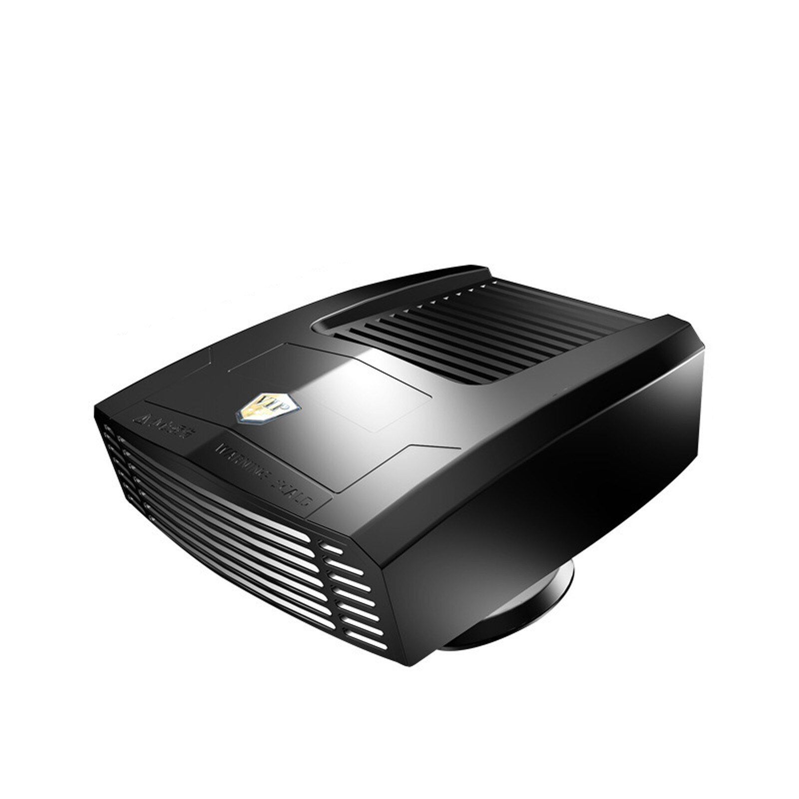 4# Car Heater Car Heating Fan Car Defrost Heater Snow Demister 12v Small Heater Car Windscreen Defrosting Defogging Device: Black 