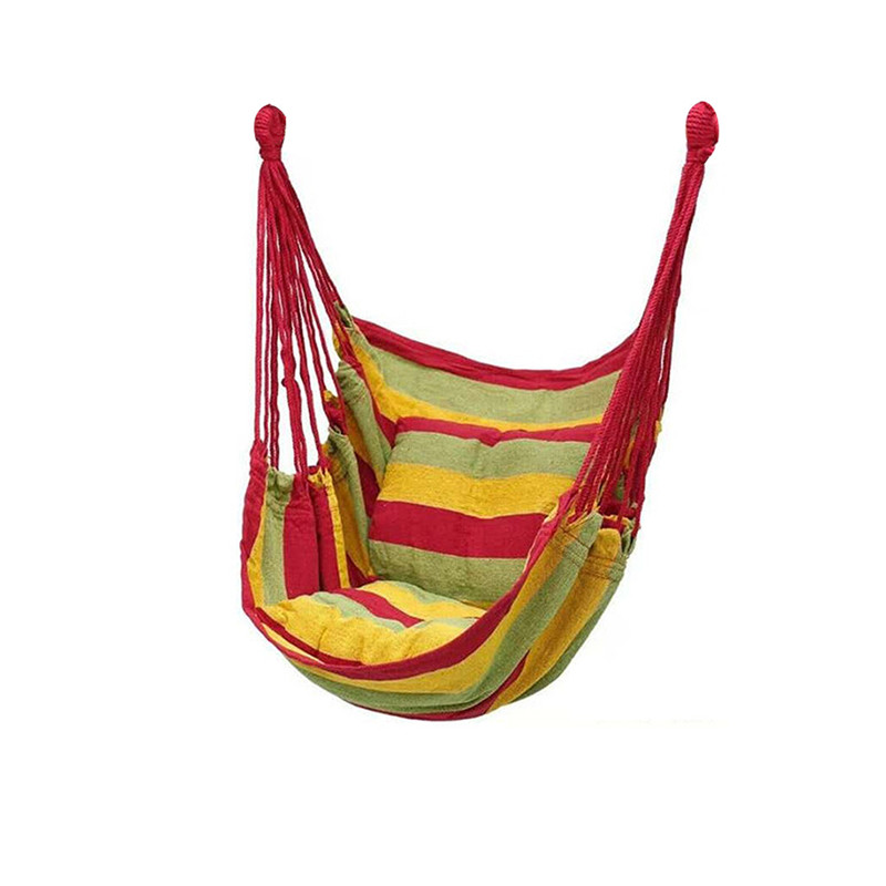 Columpio portátil para exteriores, hamaca gruesa para jardín, viaje, Camping, almohada, columpio: Deep Purple