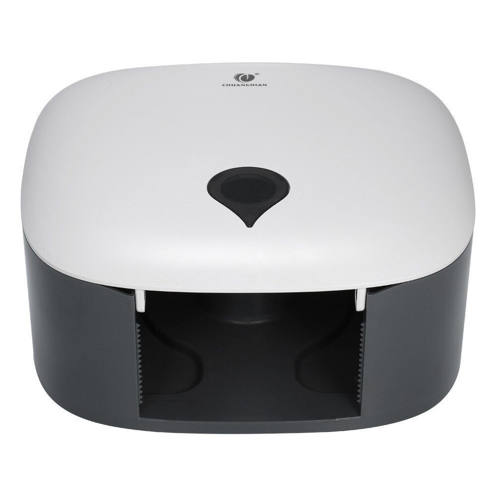 No Drilling Wall Mounted Single Jumbo Roll Tissue Dispenser Hanging Toilet Paper Dispenser Holder for Hotel Restaurant Home