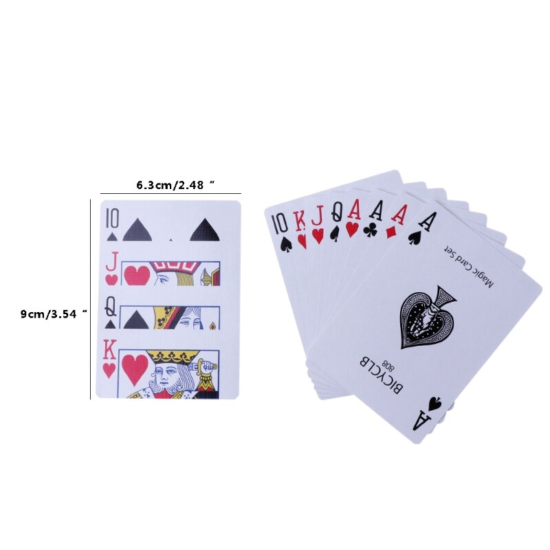 Crazy Keuze Card Deck Goocheltruc Close Up Turn Kaarten Om Dezelfde Magie Speelgoed R66D