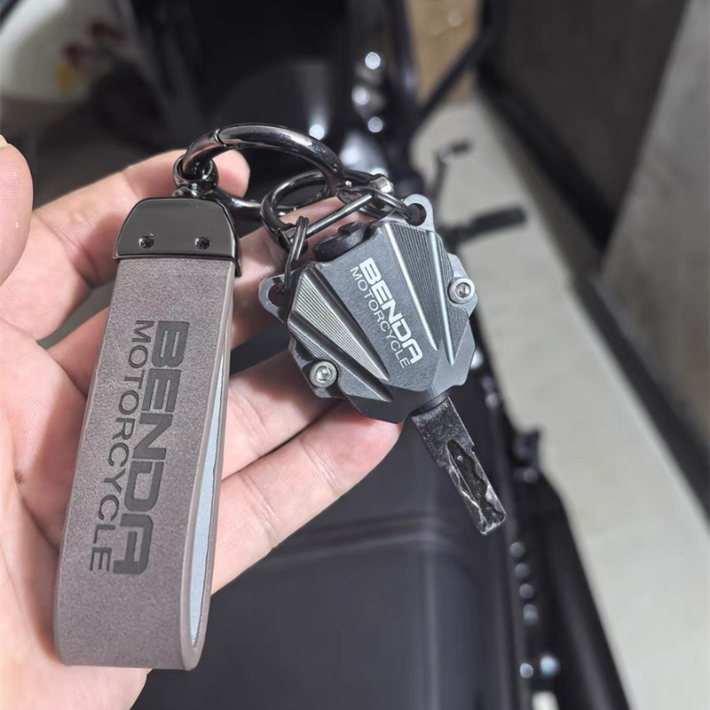 CNC Motorcycle Key Head Protective Case Cover For Benda Chinchilla 450 300 Rock 250 300 LFS 700 LFC 700 KeyChain Accessories