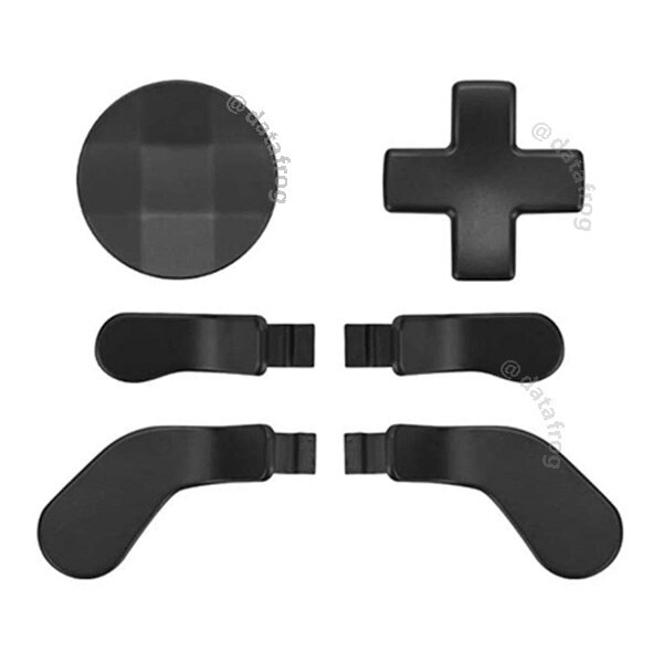 Xbox one elite series 2nd generation elite handle metal key rocker paddle accessories set: 6-piece Set - Black