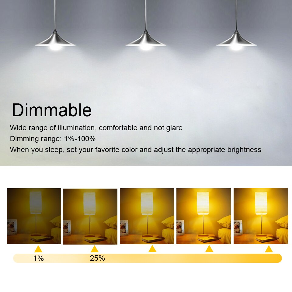Smart led 15w pære  e27 rgb lampe 85-265v med ir fjernbetjening eller bluetooth 4.0 app rgb lampada til hjemmefest jul