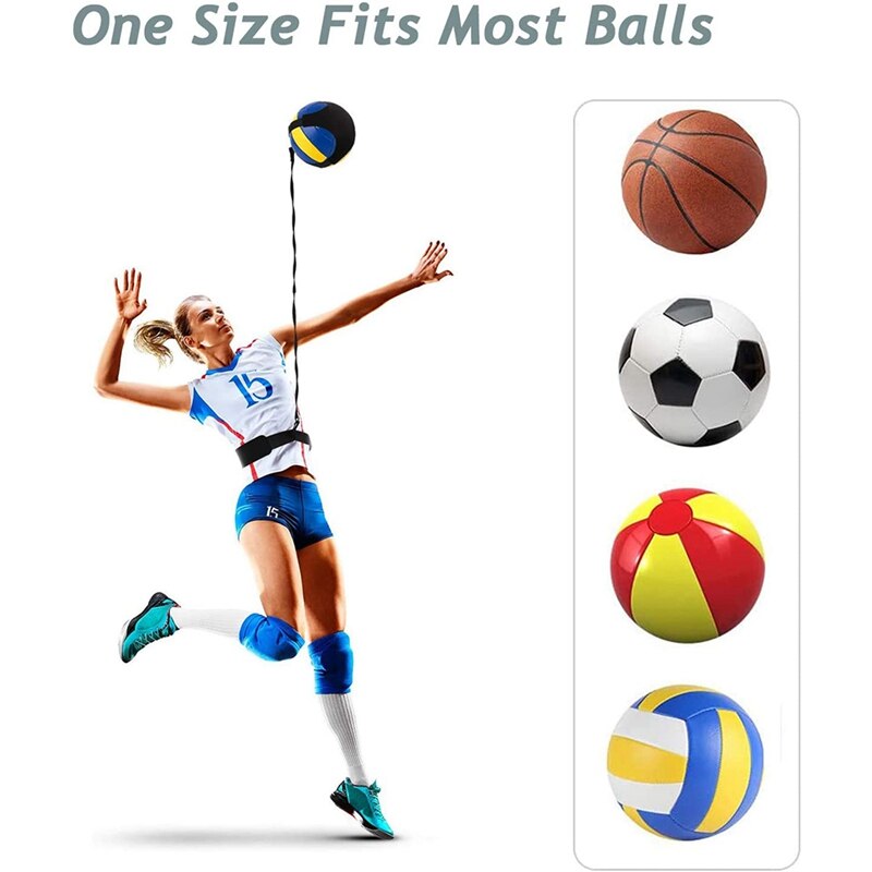Volleyball Training Equipment, Practice Trainer For Football,Serve And Spike Trainer For Beginners And Volleyball Player