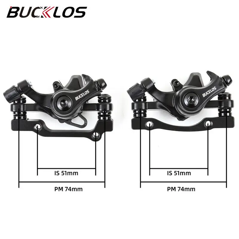 BUCKLOS Fietsrem Deel Fiets Mechanische Rem Duurzame Fiets Remhendel Kabel Voor Achter Fiets Remklauw MTB Racefiets Rem: Blauw