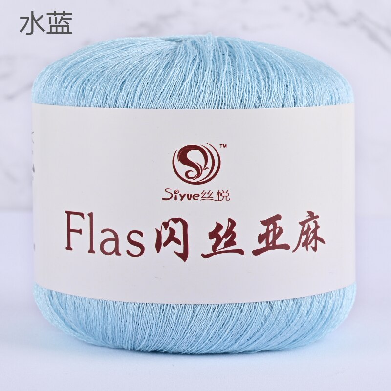 50g/ball Flax Yarn Crochet Line Hand Knit Threads Sew Knitted Yarns Handmade Needlework Crochet Yarn: 13