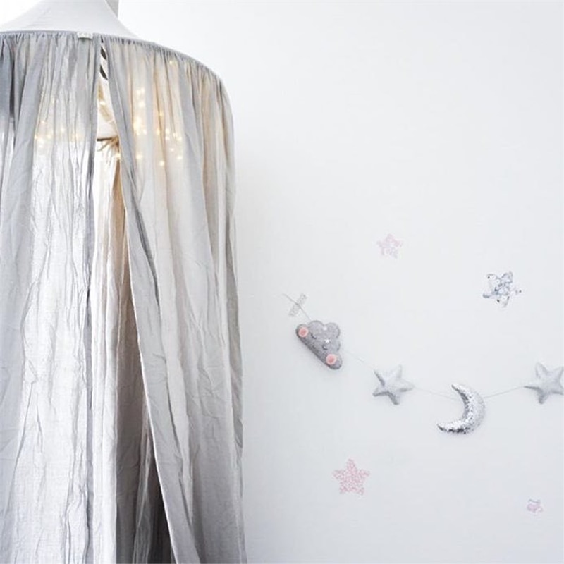 Nordic Cloud Baby Crib Kids Room Decoration Wall Tipi Hanging Toys Newborn Baby Crib Nursery Decor Party Babykamer Photo Props