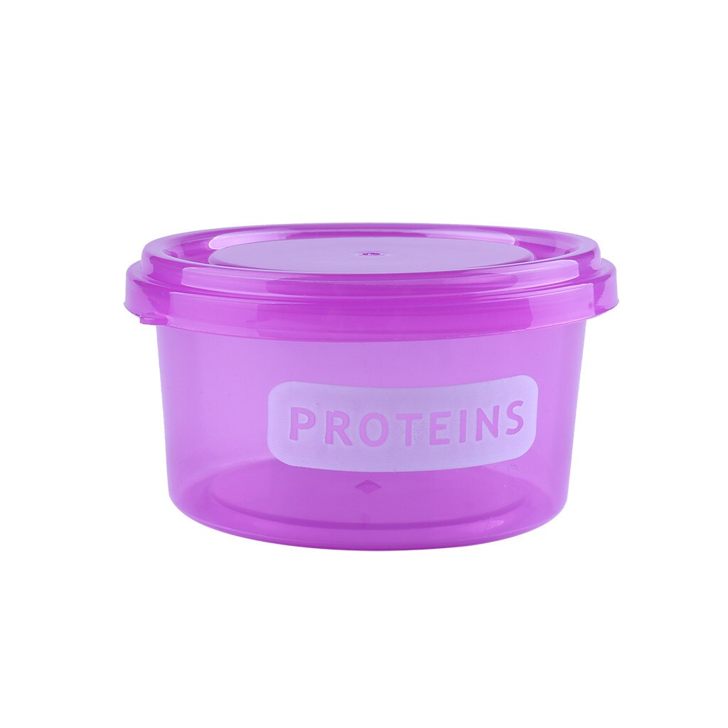 7Pcs Portion Control Voedsel Doos Prep Opslag Container Fitness Maaltijd Eten Plan