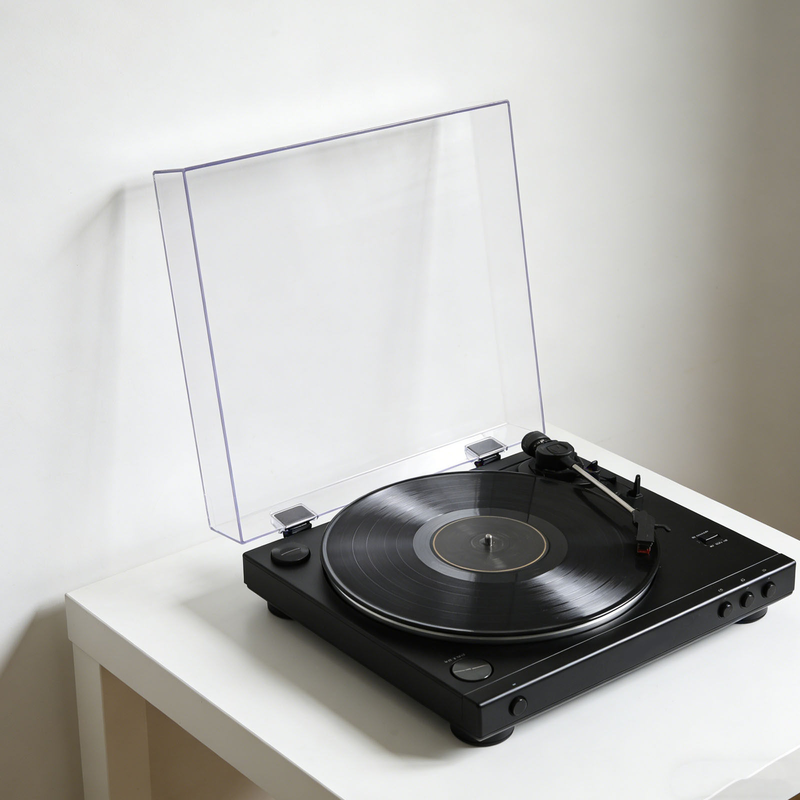 Klare Acryl-Plattenspieler-Staubschutzhülle, Schutzhülle für Plattenspieler, Schutzabdeckung für Vinyl-Plattenspieler, Schutzschild für Heim-Audio-Setups