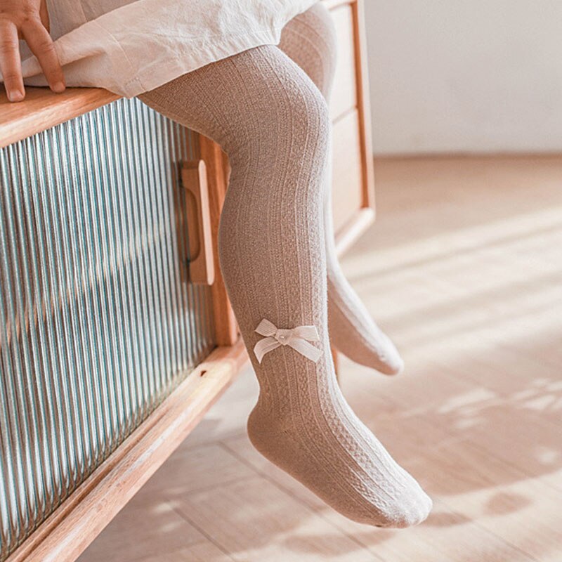Zoete Bows Baby Panty Zomer Mesh Dunne Ademende Baby Meisjes Panty Effen Kleur Baby Peuter Kousen Kinderen Panty