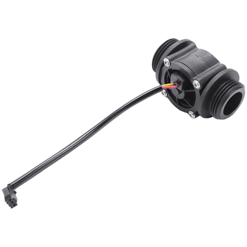 2PCS Water Flow Sensor Fuel Flow Meter Water Meter Sensor Flowmeter Water Sensor Counter Indicator FS400A G1 DN25 1-60L/Min