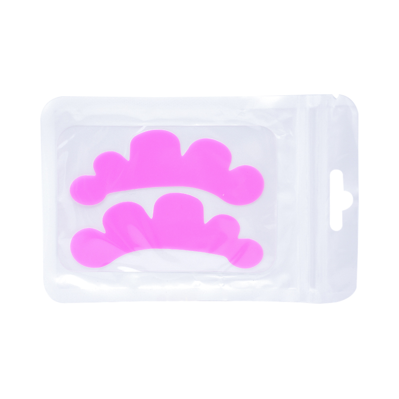 1 Paar Wimper Permanent Siliconen Oogkussens Wimper Permanent Optillen Anti-Rimpel Oogmasker Wimperverlenging Onder Oogvlekken Make-Up Tool: Oranje