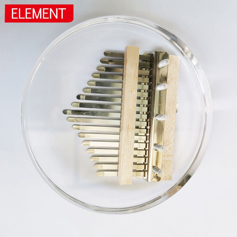 Kalimba 17 clés mignon Mbira Calimba acrylique cristal bouts des doigts pouce Piano rond cristal pouce piano