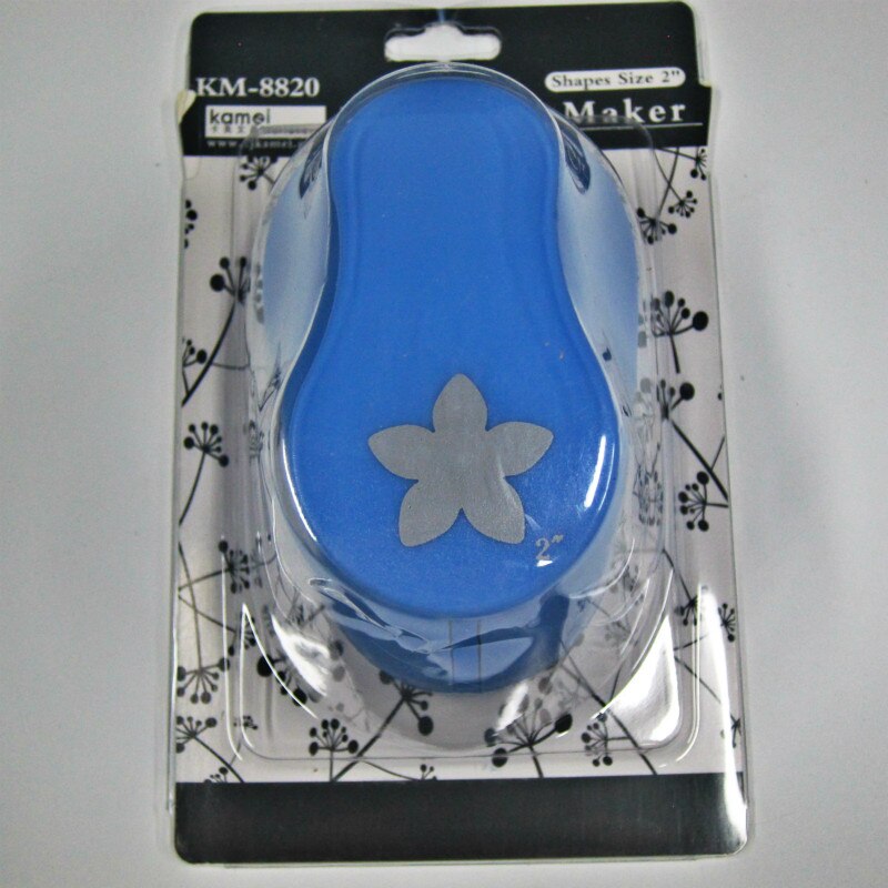 Free Ship 2" Petal Shaped Craft Punch Child Diy Bloom Tools Paper Cutter Furador Eva Foam Scrapbook Flower Single Hole Puncher