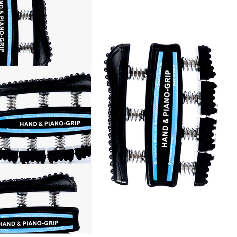 Hand Exerciser Finger Strengthener Hand Piano Grip Spring-Loaded Finger-Piston System Isolate and Exercise Each Finger