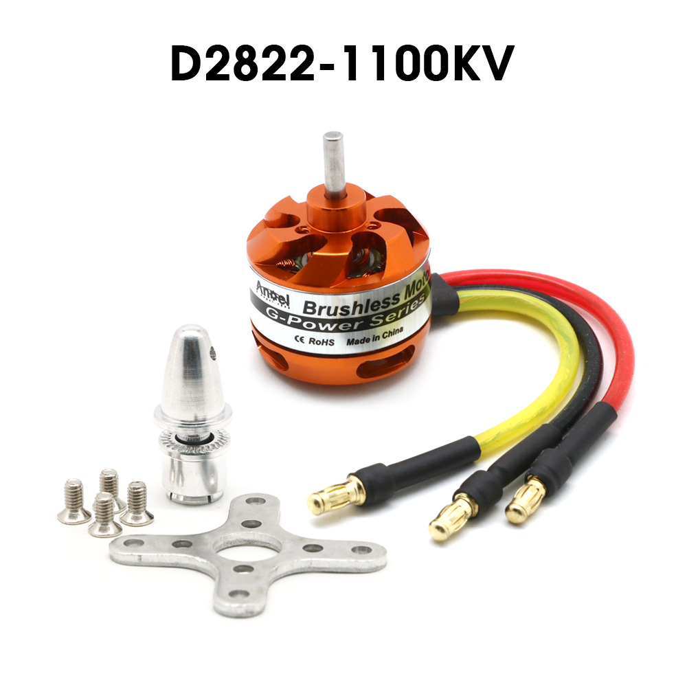 Motor sin escobillas D2822 D2830 D2826 D2836 D3530 D3548 D3542 D3536 Motor para Mini multicópteros RC avión de ala fija: Morado