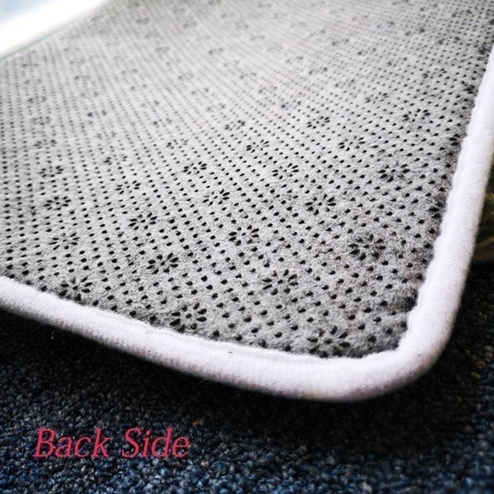 Sunflower Flannel Non-slip Water Absorption Door Mat Carpet Floor Bathroom Decor