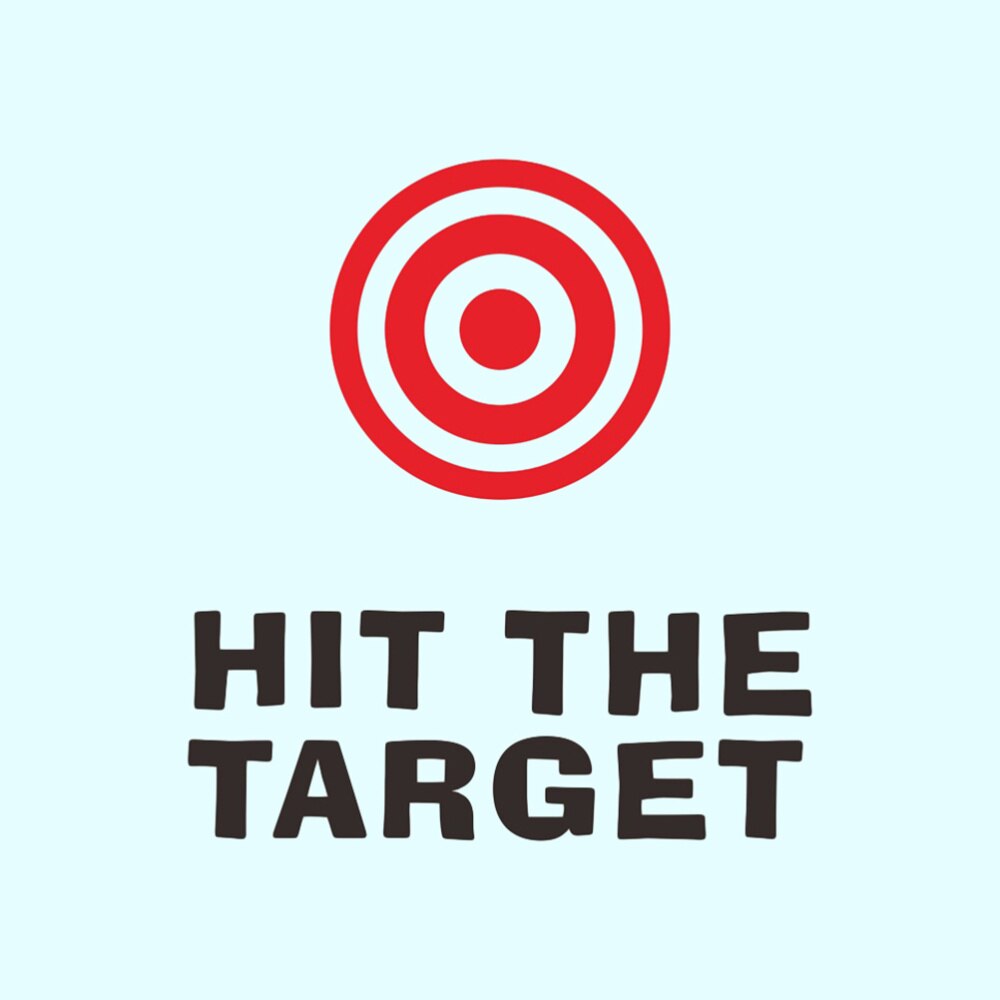 Hit The Target Funny Toilet Sign Bathroom Wall Decals Stickers for Home Office Cafe Hotel