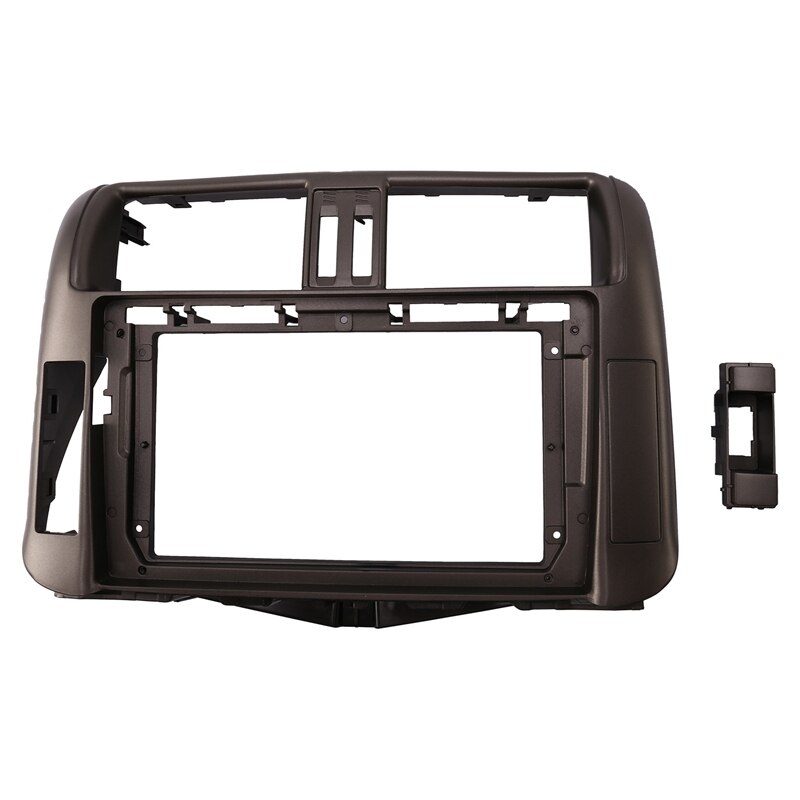 2Din coche Dvd marco o racor adaptador Dash Trim Kits de Facia Panel 9 pulgadas para Toyota Prado