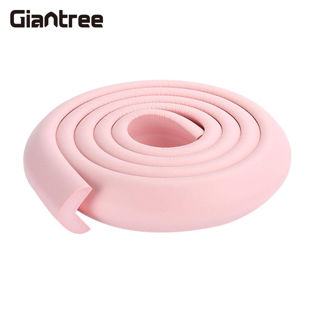 Foam Bumper Natuurlijke Bumper Strip Baby Protector Corner Edge Kussens Home Kinderen Bescherming Collision Kussen Strip: pink