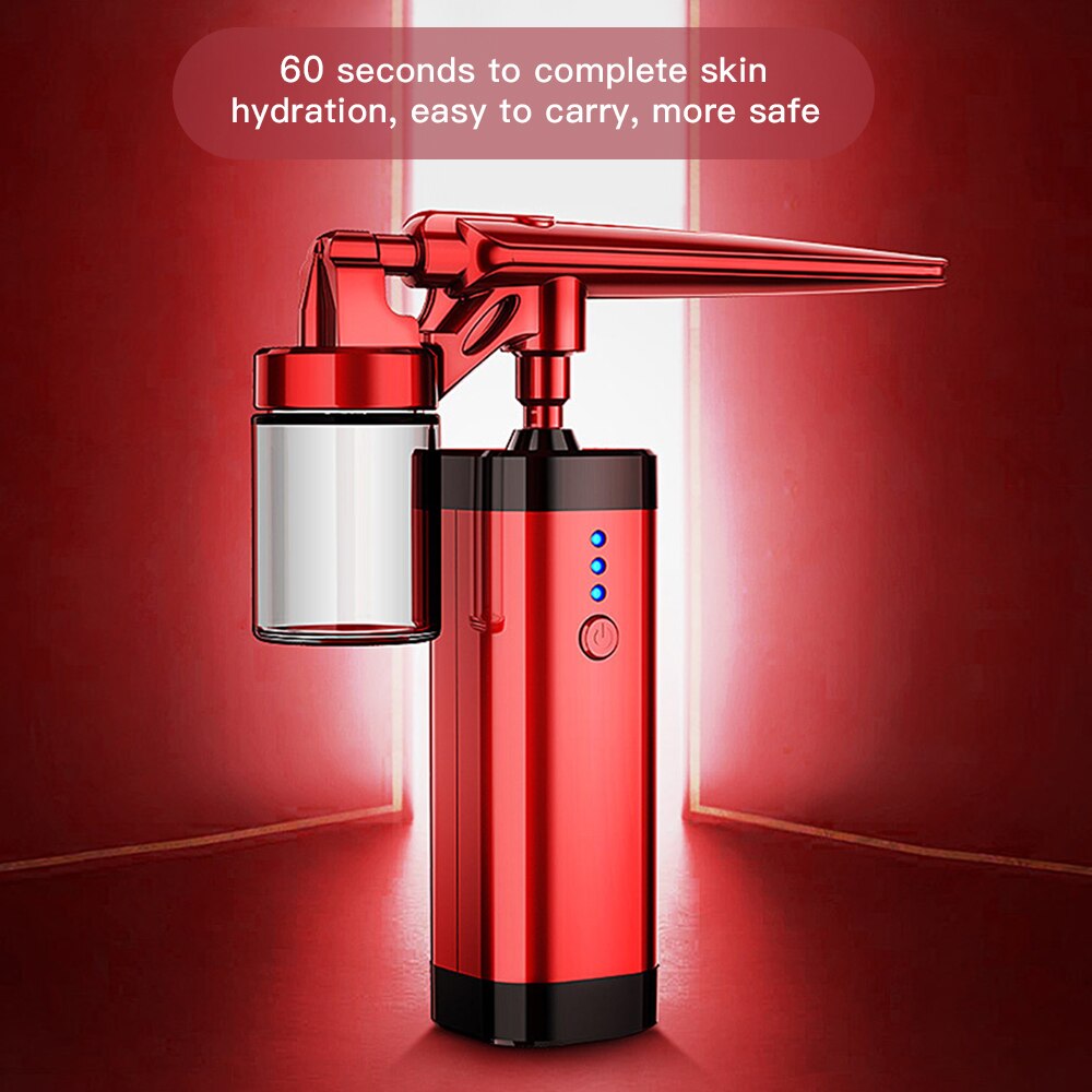Oxygen Injection Moisturizing Beauty Machine Spray Portable USB Charging Nail Art Face Paint Cake Wireless Beauty Air Brush