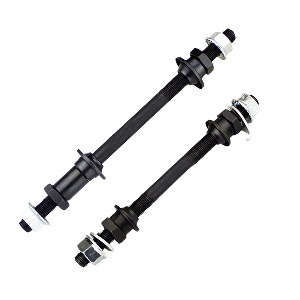 1 paar Fahrrad Rad Hub Achse Vorne Hinten Stahl Solide Spindel Welle Jahrgang BMX MTB Straße Spieß 150mm 180mm: Ursprünglich Titel