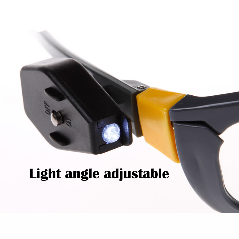 Gafas de seguridad antiimpacto para visión nocturna, gafas con luz LED, gafas de lectura para laboratorio, trabajo Industrial, seguridad, reparación de conducción nocturna