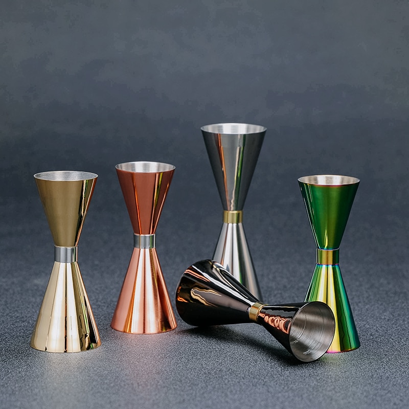 1oz/2oz Jiggers Japanese Measuring Cup Tools Bar Measure Cocktail Jigger Bar Tools Bar Accessories