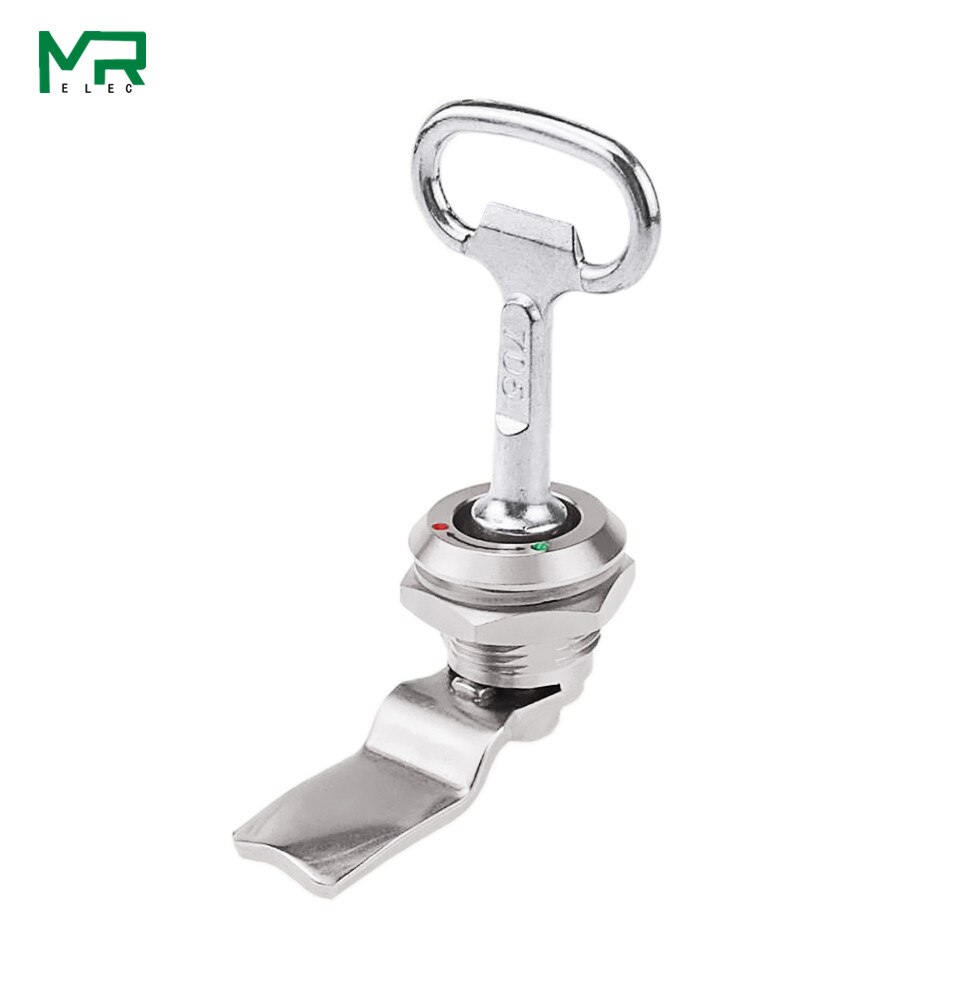 1set 22mm installation Power distribution cabinet lock panel lock 304 stainless steel lock, cam cabinet lock,, tin box,