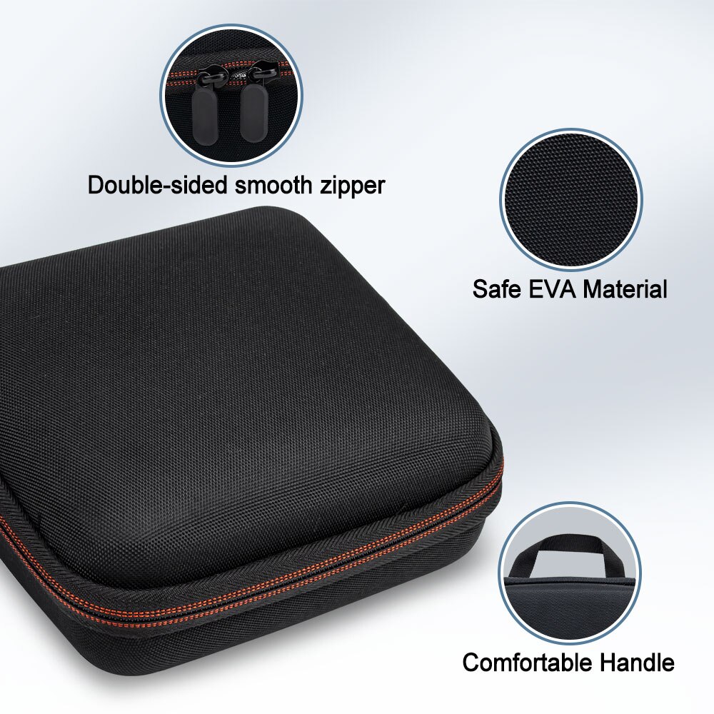 InkExpress Hard Carrying Case for Brother P-Touch PTD210 Label Maker TZe-231 Travel EVA Protective Storage Bag Protable Box