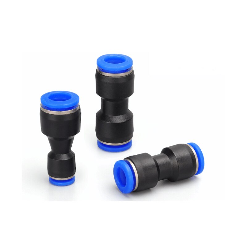 1PCS Pneumatic Fittings PU/PG 4mm 6mm 8mm Straight Push in Fitting Air Quick Connector Plug Socket Air Water Hose Tube Fittings