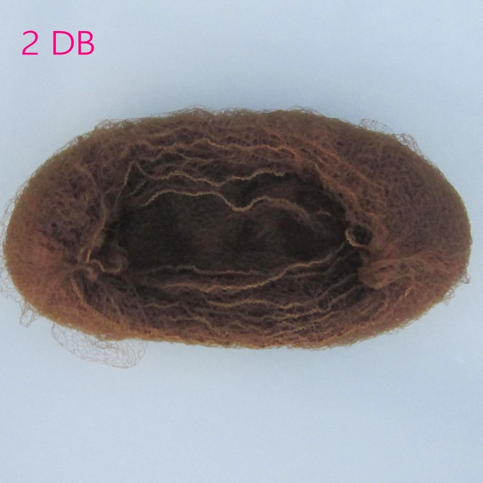 100 stk top nylon net star dance recital buns / hair extension vævning kasket brune hårnet direkte salg