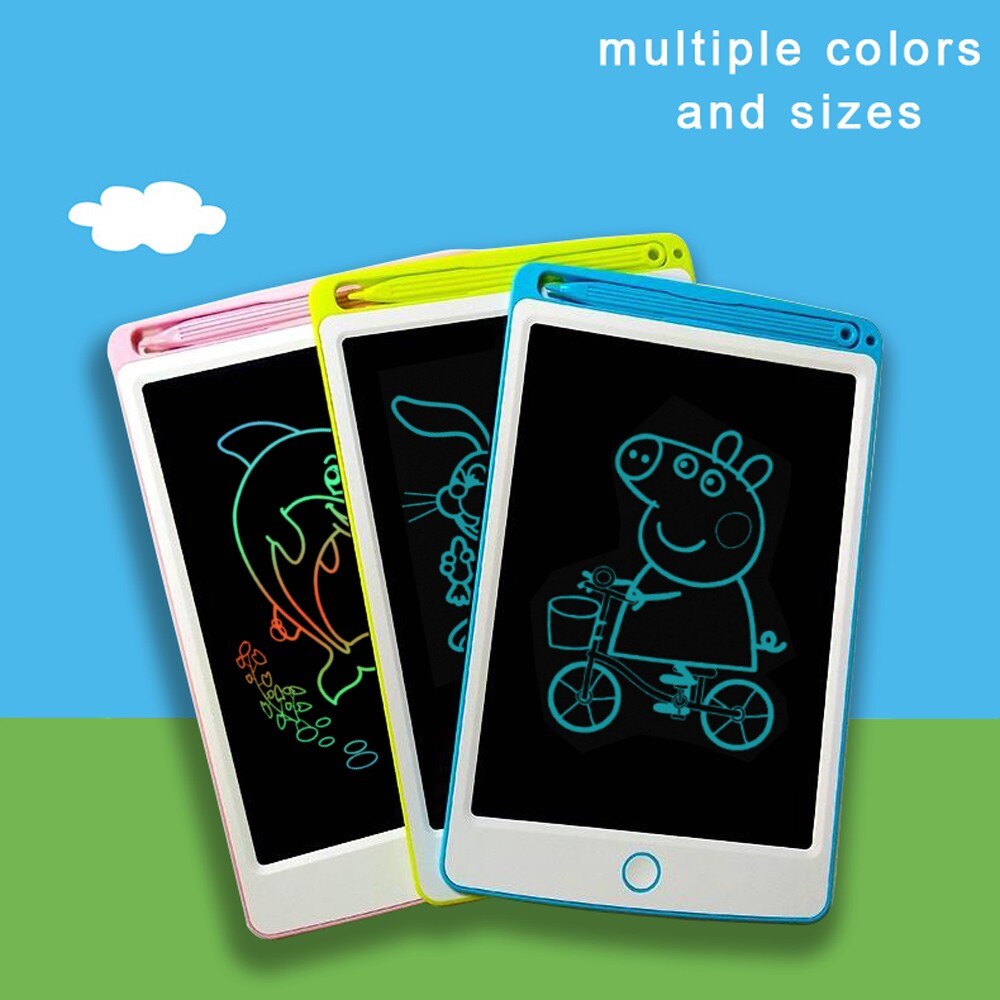 10 Inch LCD Writing Tablet Kids Drawing Learning and Games Color Electronic Graphic Board for Child