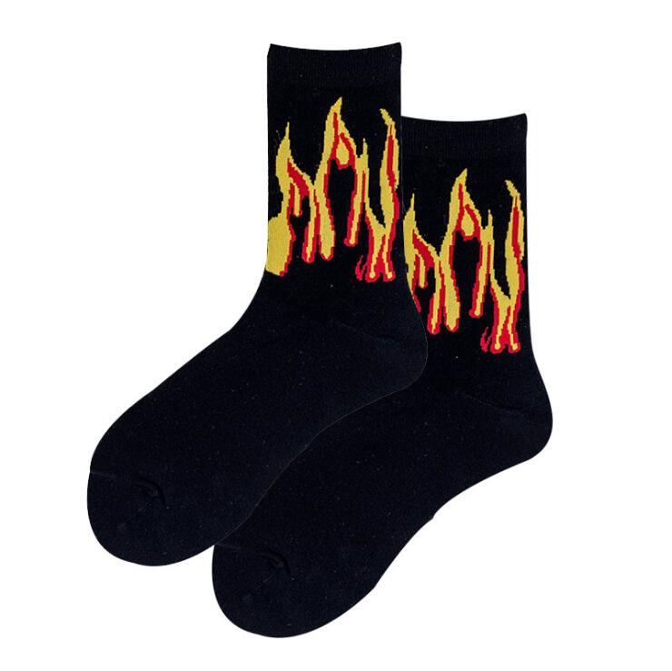 DON`T FOLLOW ME I AM LOST TOO casual men women letter socks hip hop Cotton skateboard high street harajuku funny happy socks: Turquoise