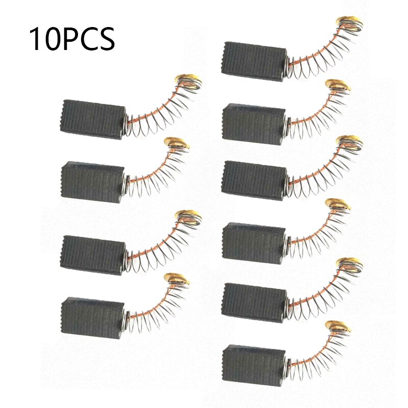 10 Pcs Universele Motor Koolborstels Voor Generic Elektrische Motor Boor Elektrische Haakse Slijper Boorhamer Cirkelzaag