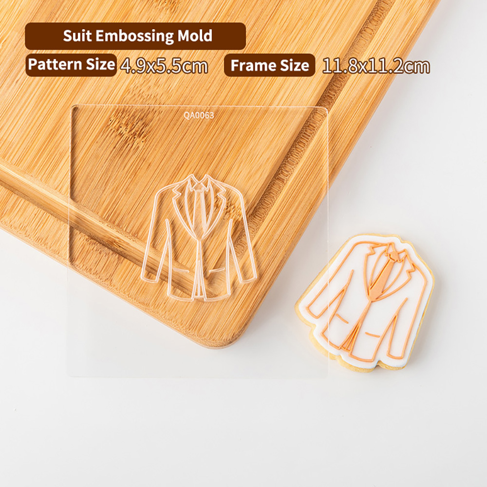 Verktøy for bryllupskakedekorering, kakepresse, stempel, pregemaskin, kjeksutstikker, fondant, sukkerhåndverk, kakeutstikkere, form, kakeform: Hvit