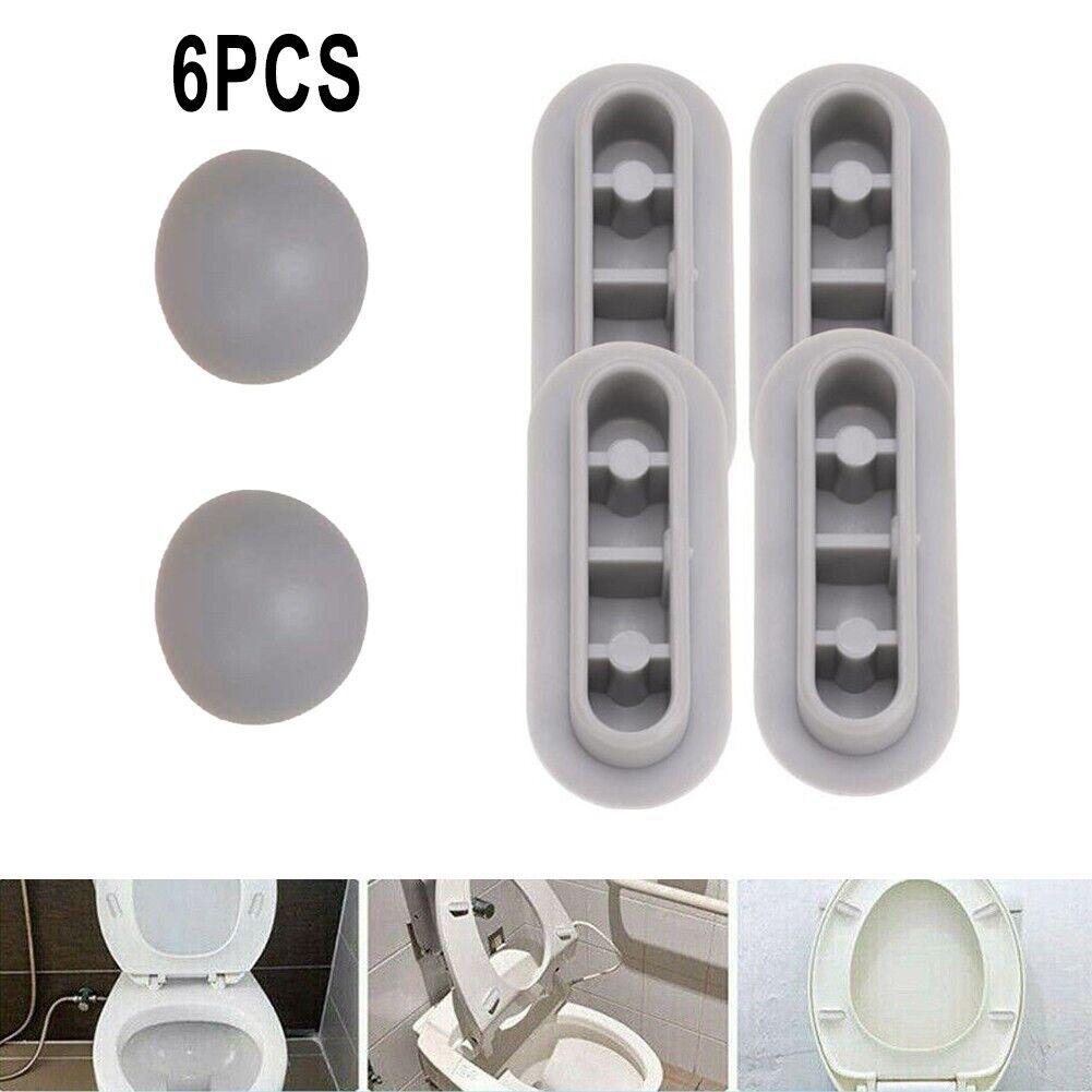 Toiletten deckel Zubehör brandneue Toiletten sitz puffer Pack-White Stop Stoßstange Sitz Stoßstangen obere Abdeckung Kissen Klebe pads Toilette