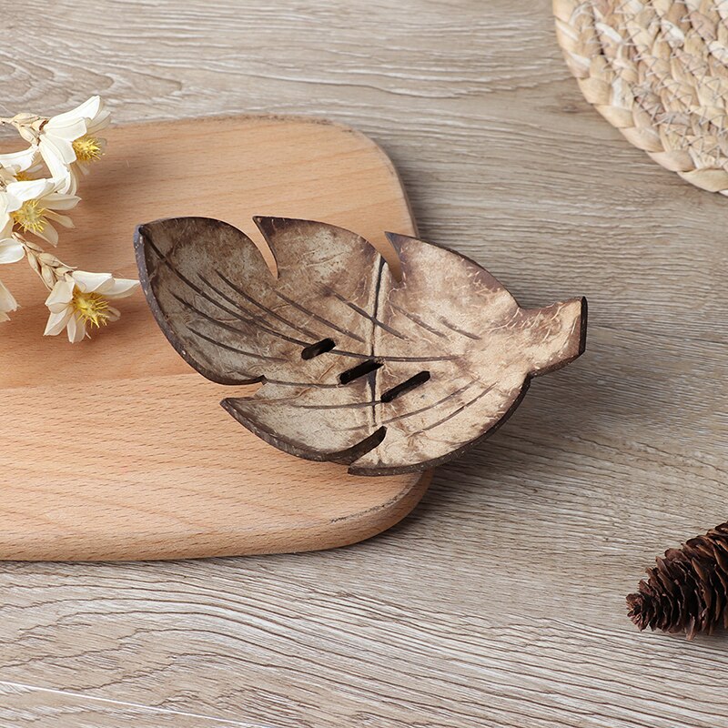 12Styles Natural Carbide Wood Soap Dish Wooden Soap Container Travel Wood Soap Box Shower Plate Bathroom Soap Holder: style6