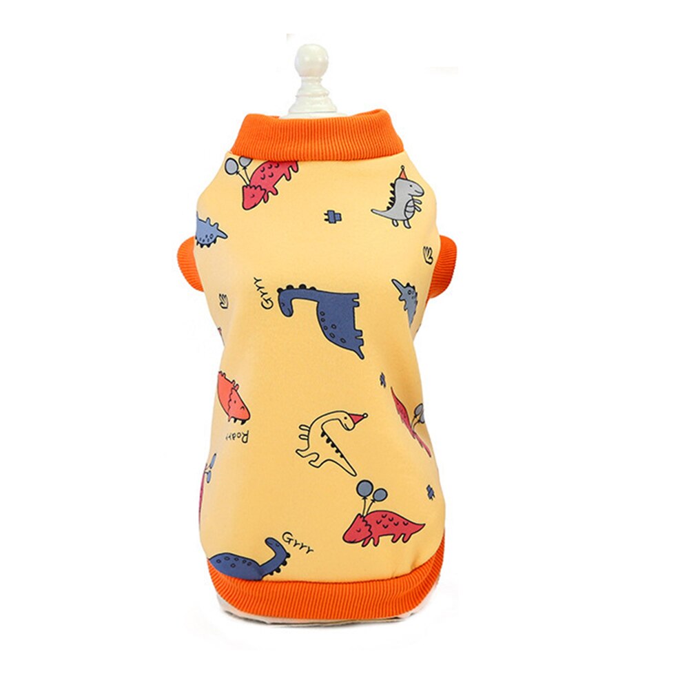 Bonito imprimir pequeno cão casaco inverno quente roupas para animais de estimação para chihuahua shih tzu moletom filhote de cachorro gato pulôver cães animais de estimação roupas: 1 / S