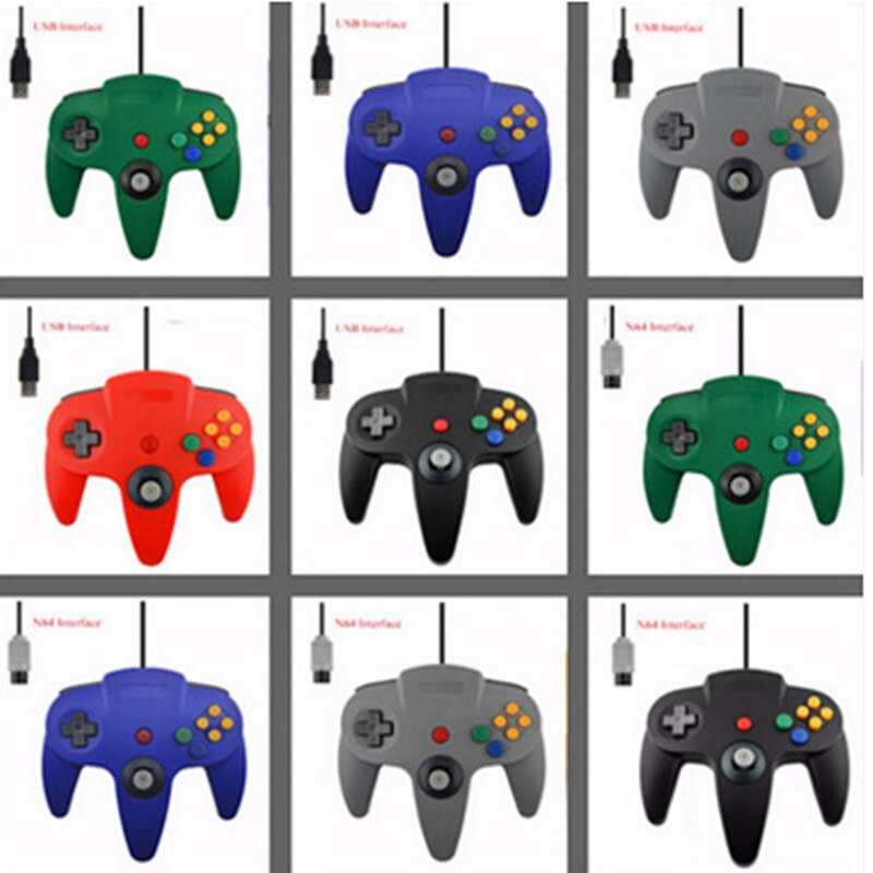 14 Colors For N64 Controller Joystick N64 Gaming Handrip Control