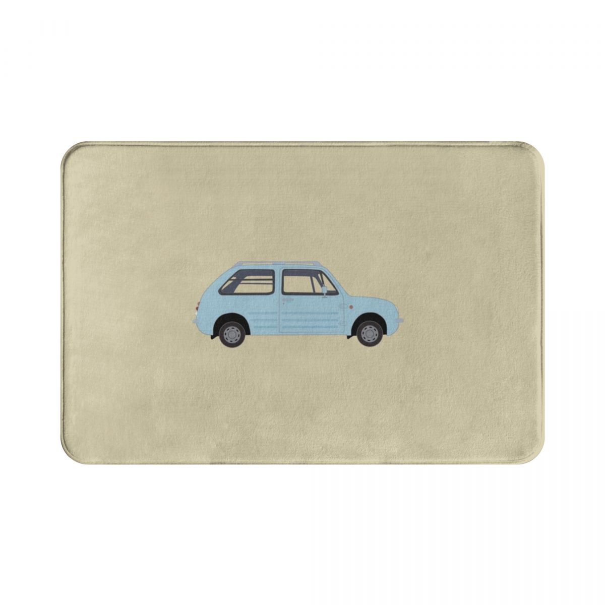 Aqua Grijs Nissan Pao Polyester Deurmat Tapijt Tapijt Mat Voetzool Antislip Washableentrance Keuken Slaapkamer Balkon Cartoon: 40X60CM