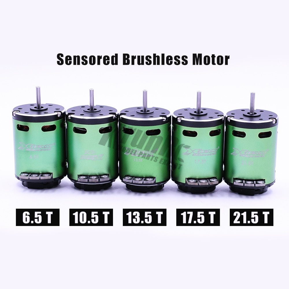 X-TEAM 3650 Sensored Brushless Motor 6.5T/10.5T/13.5T/17.5T/21.5T 2-3S Racing Brushless Motor for 1/10 Rc Car