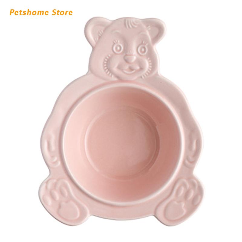 Ceramic Cereal Bowls Breakfast Milk Cereal Fruit Salad Bowl Cute Bear Ceramic Bowl Dessert Baking Bowl Kitchen Tool
