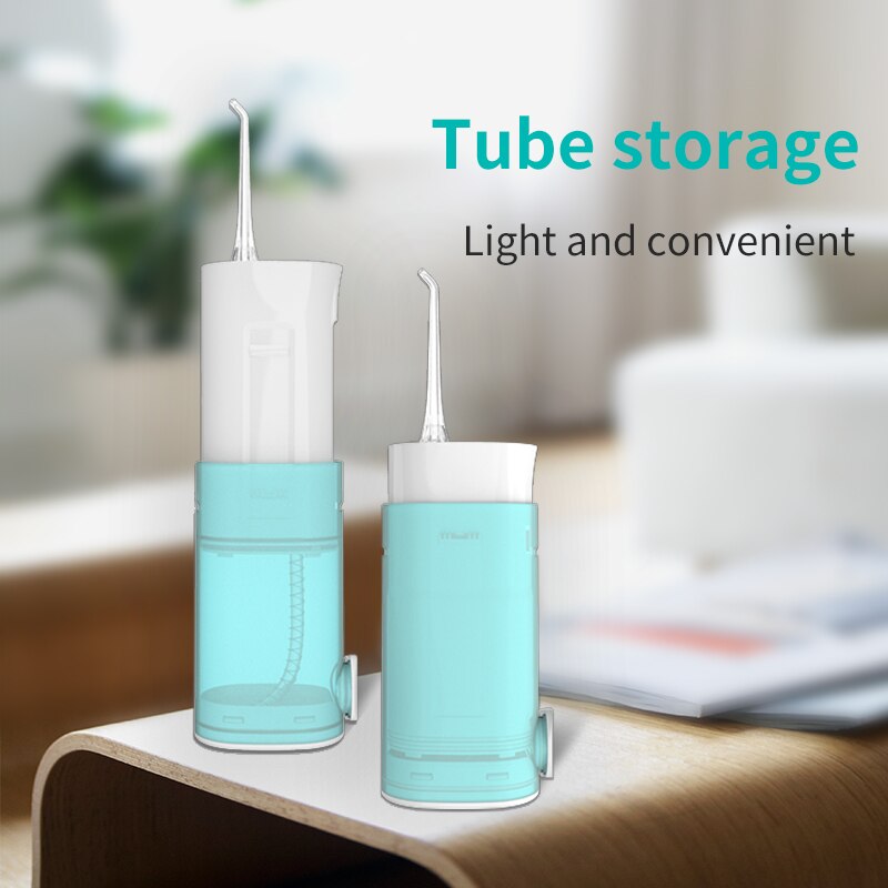 Koli oral irrigator dental portabla vattentrådsspetsar usb uppladdningsbara vattenjet flosser ipx 7 irrigator för rengöring av tänder