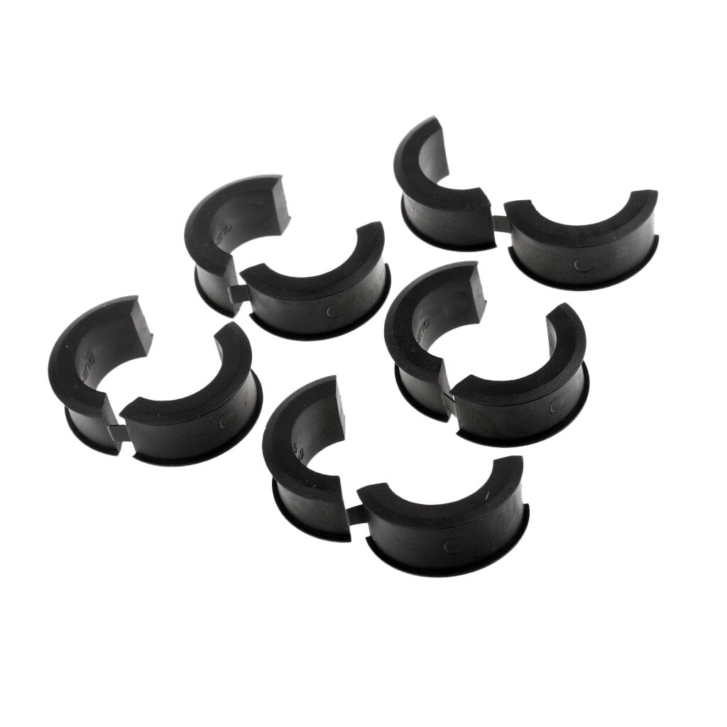 10 paar Fahrrad Lenker Klemme Distanzscheiben Minderer Abstandshalter montieren einstellen 22,2/25,4mm Aus Ingenieurwesen Kunststoff Material